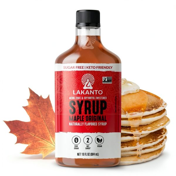 Lakanto Sugar Free Maple Syrup Keto Vegan Pancake Topping-0