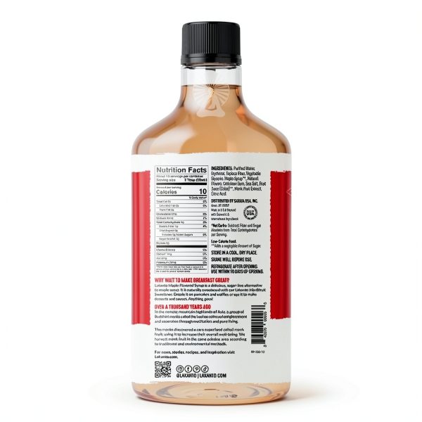 Lakanto Sugar Free Maple Syrup Keto Vegan Pancake Topping-1