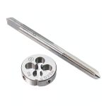 TOP-VIGOR M5 x 0.5mm Metric Tap and Die Set Right Hand Steel Threading-0