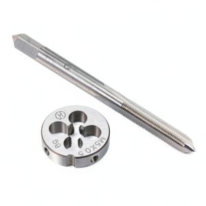 TOP-VIGOR M5 x 0.5mm Metric Tap and Die Set Right Hand Steel Threading-0